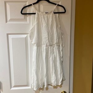 Blue Rain white mini dress size small NEW WITH TAGS